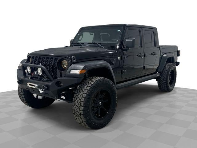 2020 Jeep Gladiator Sport S 4x4 in Black — front three-quarter view