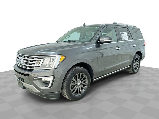 2021 Ford Expedition Limited in Gray — front three-quarter view