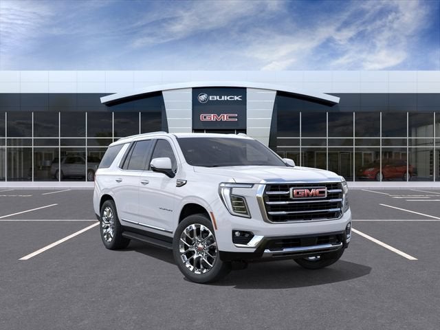 2026 GMC Yukon Elevation in Summit White — front three-quarter view