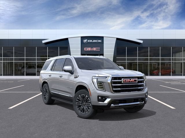 2026 GMC Yukon Elevation in Sterling Metallic — front three-quarter view
