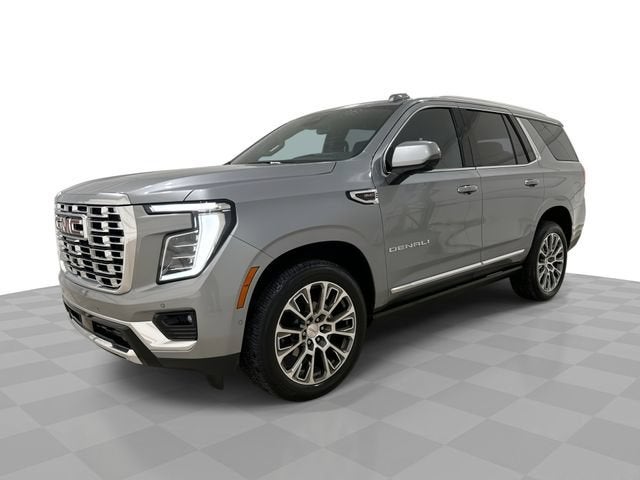 2026 GMC Yukon Denali in Sterling Metallic — front three-quarter view