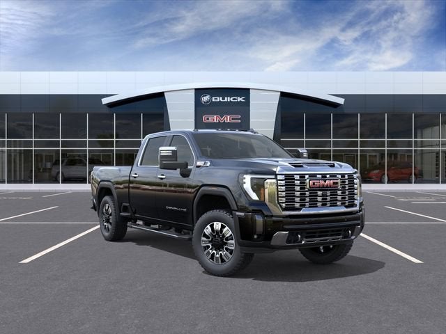 2026 GMC Sierra 2500 HD Denali in Onyx Black — front three-quarter view