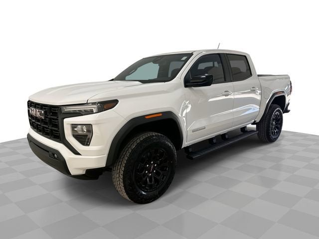 2026 GMC Canyon Elevation in Summit White — front three-quarter view