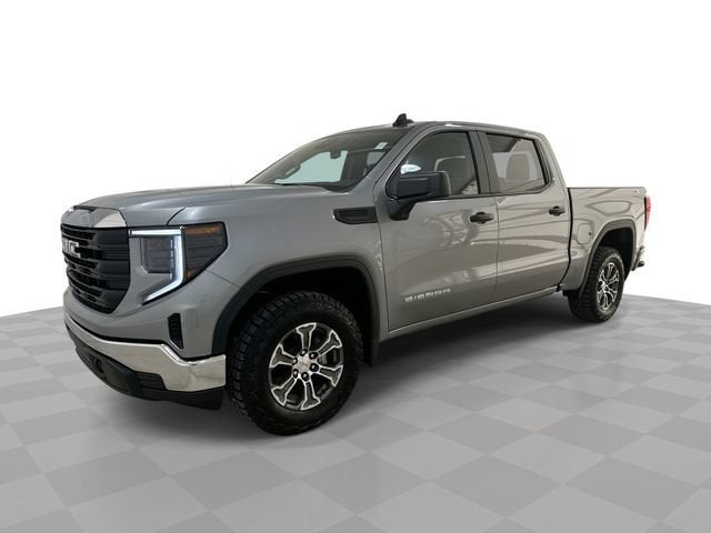 2026 GMC Sierra 1500 Pro in Sterling Metallic — front three-quarter view