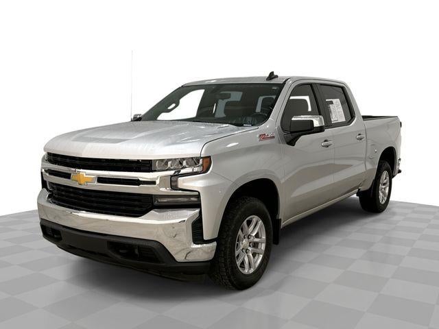 2020 Chevrolet Silverado 1500 LT in Silver Ice Metallic — front three-quarter view