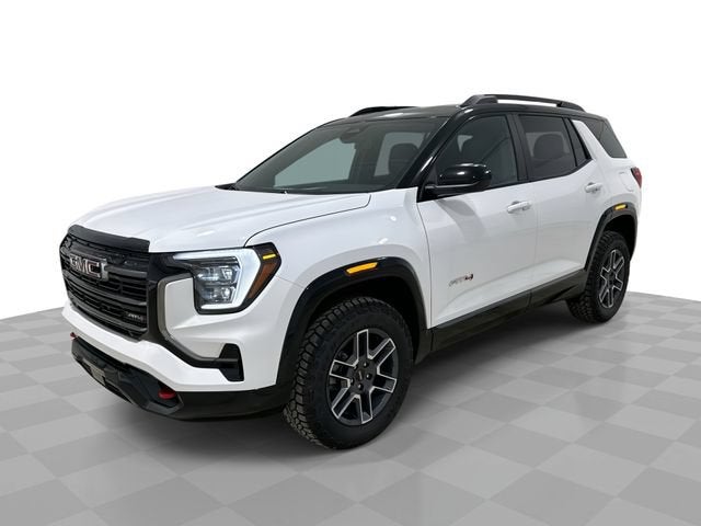 2026 GMC Terrain AT4 in Summit White — front three-quarter view