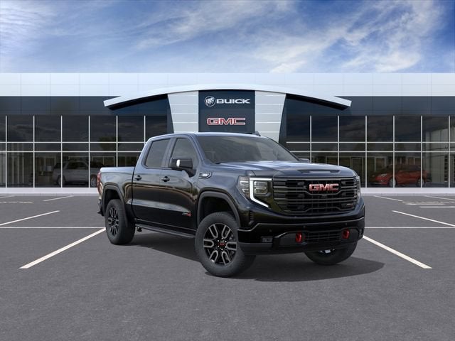 2026 GMC Sierra 1500 AT4 in Onyx Black — front three-quarter view