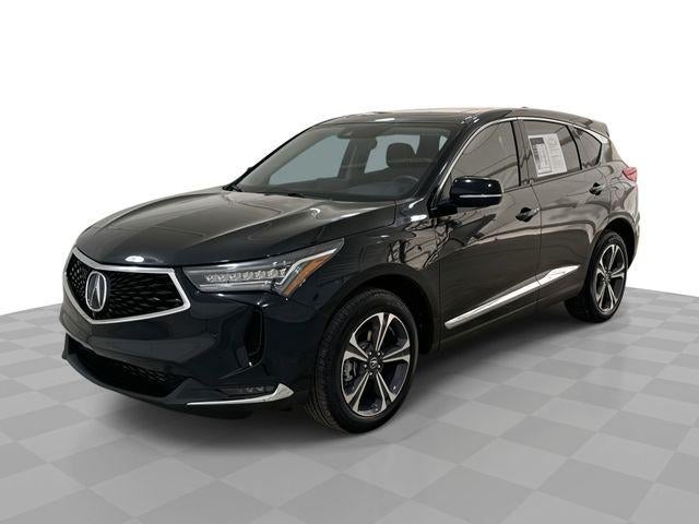 2023 Acura RDX Advance Package in Black — front three-quarter view