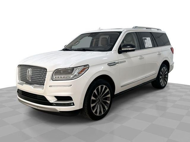 2020 Lincoln Navigator Reserve in White — front three-quarter view