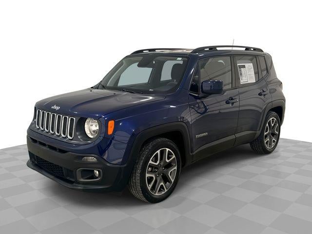 2018 Jeep Renegade Latitude FWD in Blue — front three-quarter view